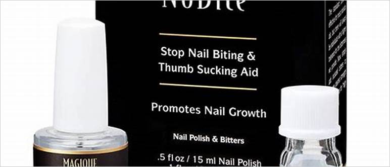 Anti bite nail polish
